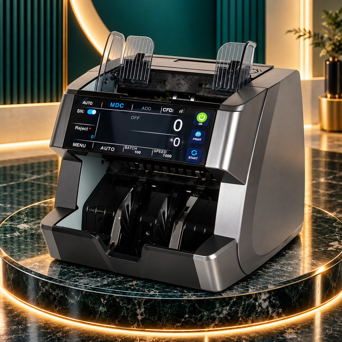 AL-929 Dual CIS Currency Value Counter